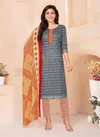 Aarvi Fashion Cotton Fancy Casual Wear Printed Designer Dress Material Collection